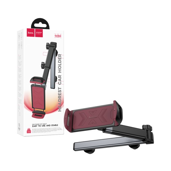 Suporte de Telefone e Tablet para Carro H69 Gamble Telescopic Para Traseiro Traseiro Preto Suporte de Telefone e Tablet para Carro H69 Gamble Telescopic Para Traseiro Traseiro Preto